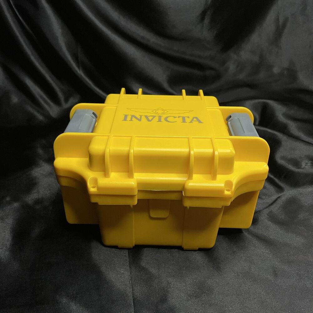 Invicta 1 Slot Single Dive Impact Watch Case, Yellow (DC1YEL)